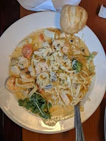 Shrimp and Chicken Fettuccine Alfredo